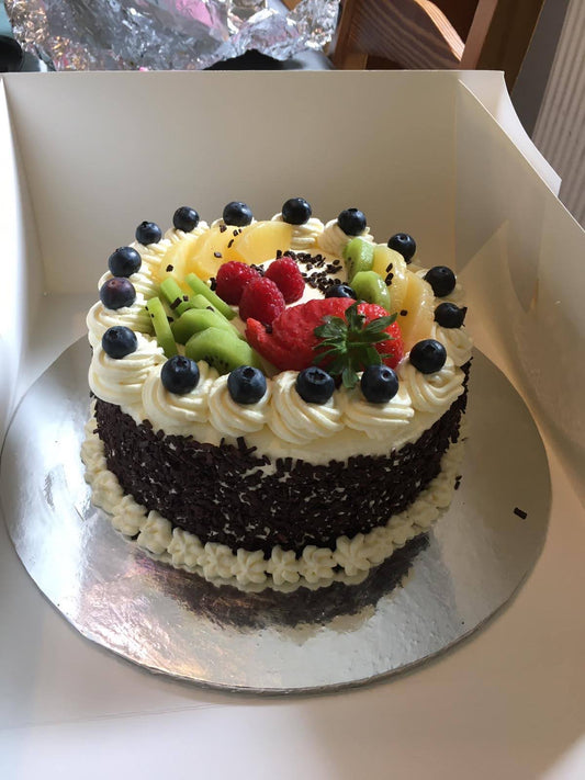 Vanilla/Chocolate Fruit Cake